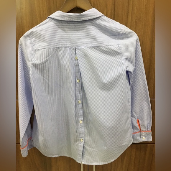 Blue and White Striped Blazer for Kids - Picture 2 of 2